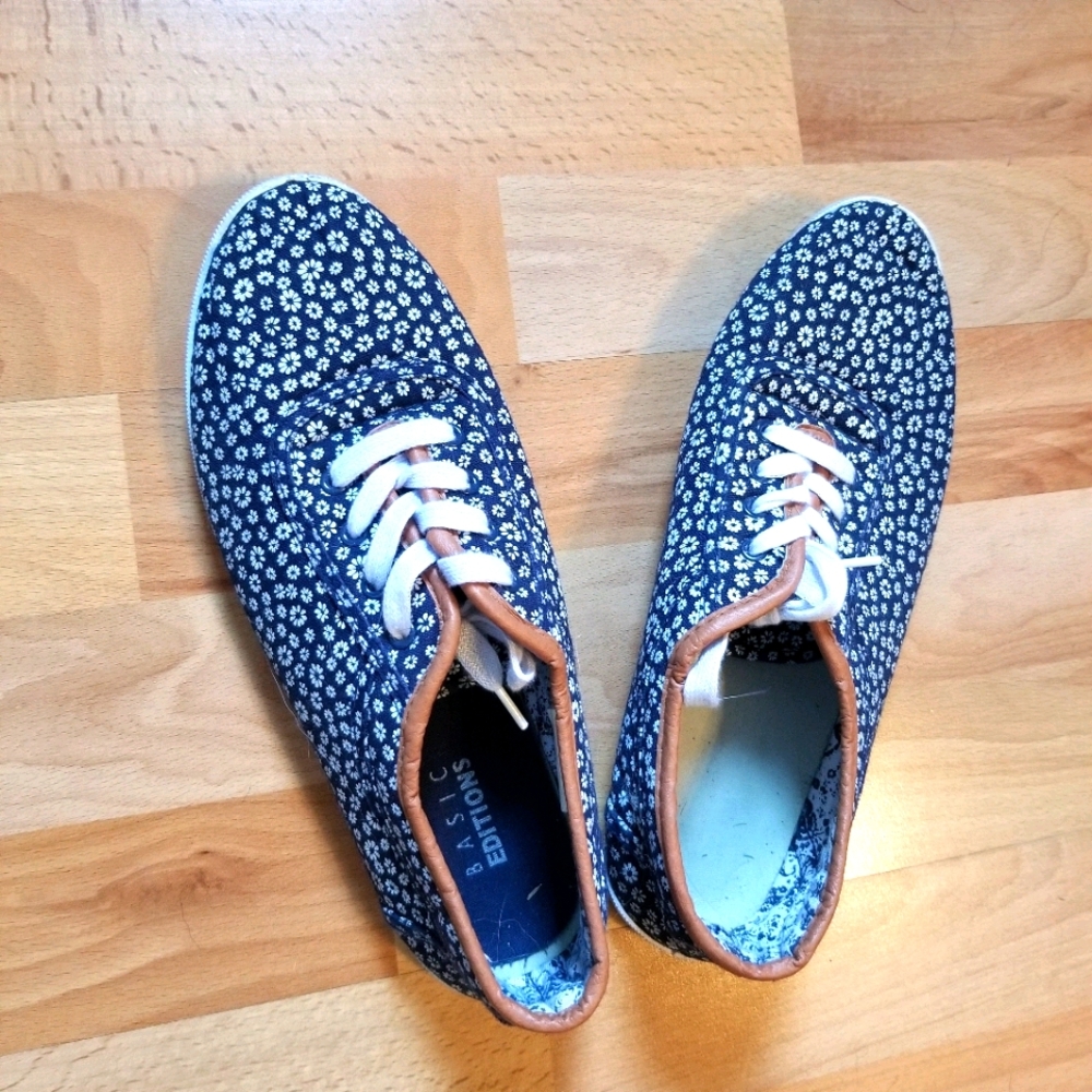Floral Slip on Sneakers